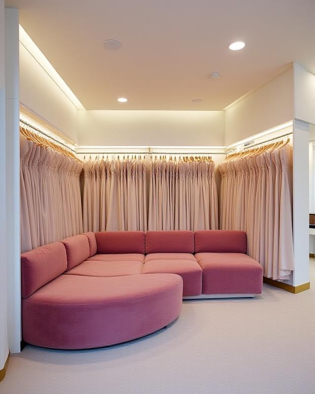 Interior view of Coral Gown studio